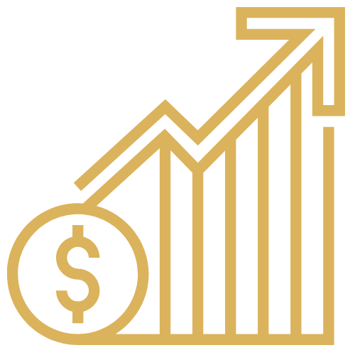 Raised profits icon - Seminole Butane co., Inc Raised profits icon